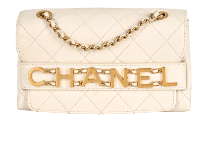 Enchained Flap Crossbody, &pound;2,500, Handbags, White, Leather, Front view